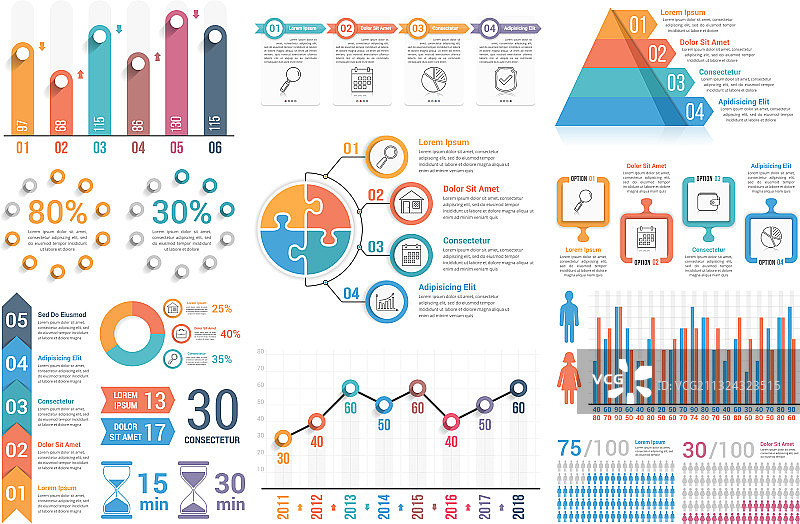信息图表元素图片素材