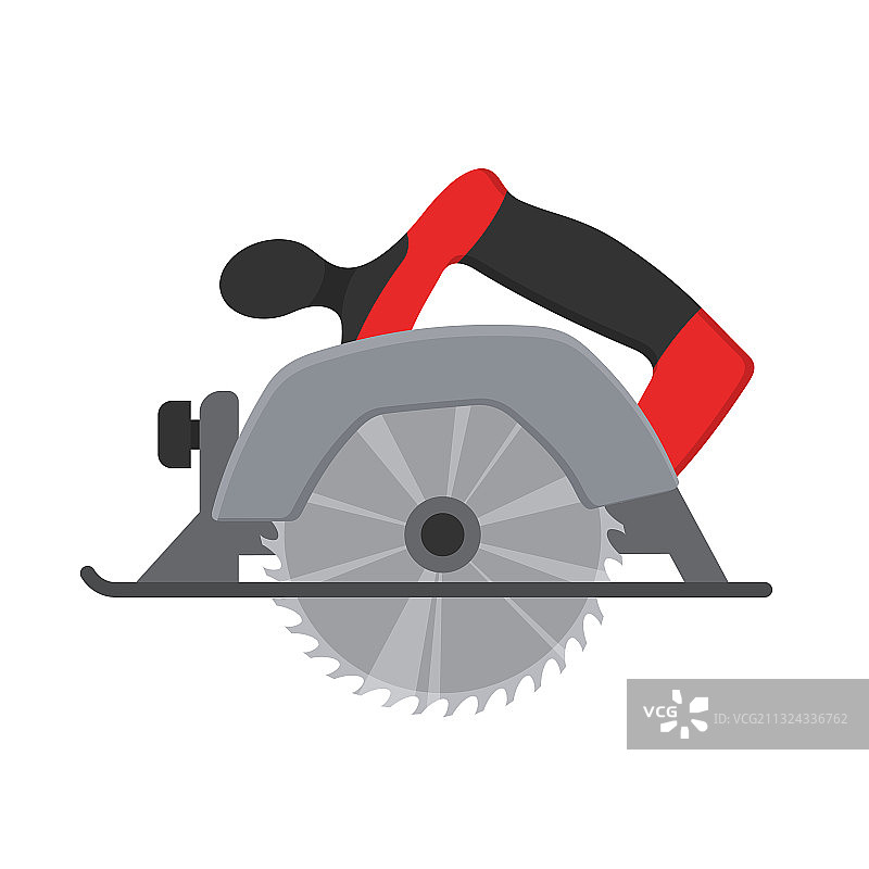 切割木材的电动圆锯图片素材