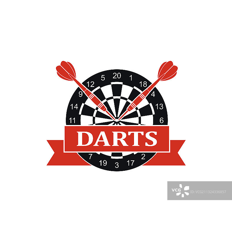 飞镖标签体育标志图片素材