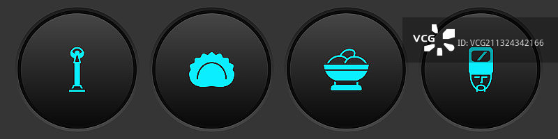 立碑独立饺子瓦列尼基图片素材