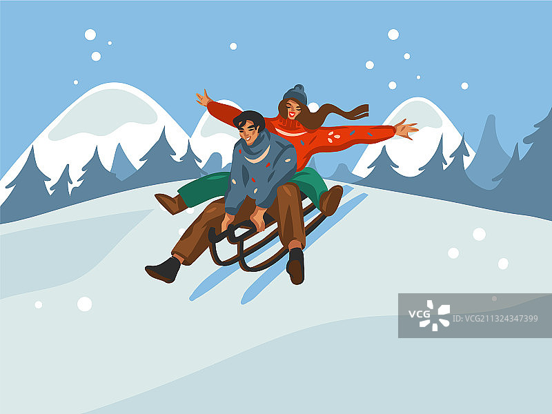 手绘抽象趣味库存扁平图案图片素材