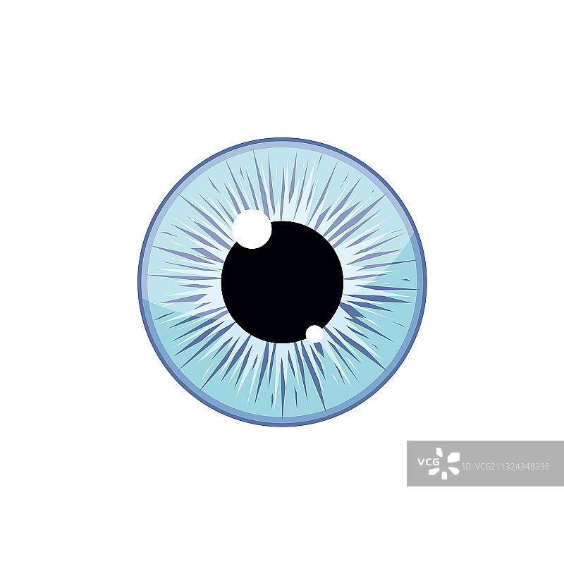 浅蓝色眼球虹膜瞳孔图片素材