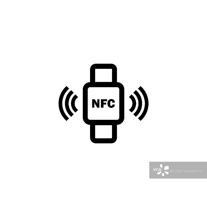 智能手表非接触支付图标图片素材