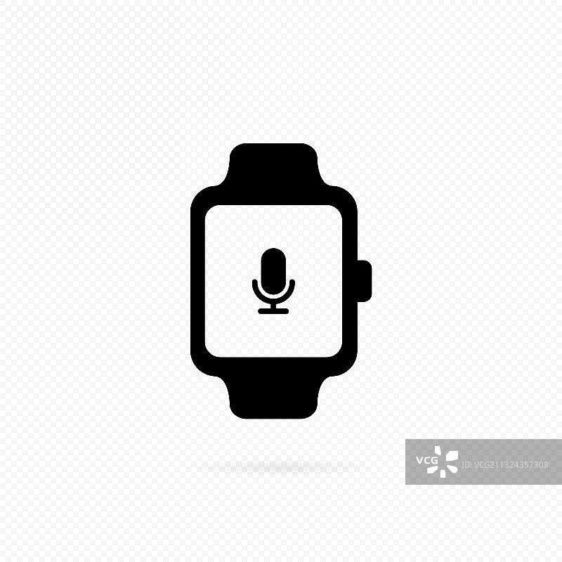 带语音助手语音控制的智能手表图片素材