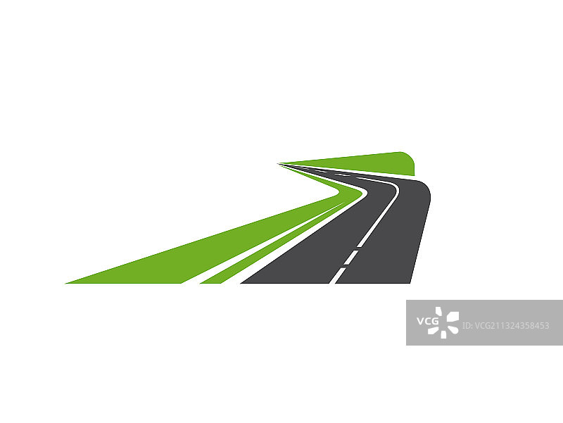 道路路径或高速公路图标，沥青路图片素材