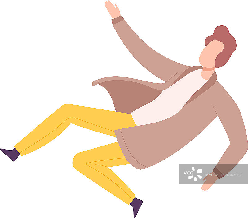 漂浮在空中幻想的男人图片素材