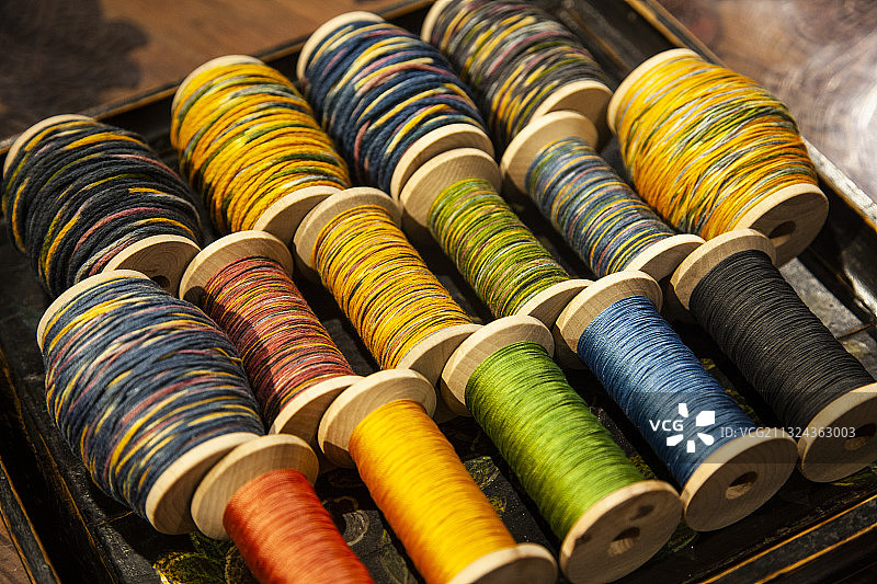 线团线轴色彩图片素材