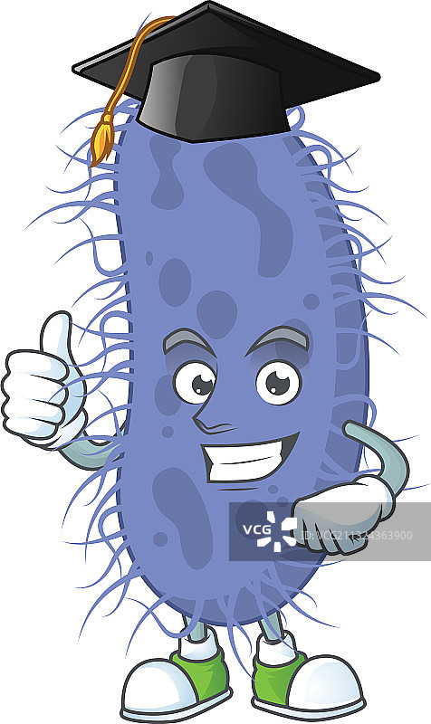 伤寒沙门氏菌自豪地展示吉祥物设计理念图片素材