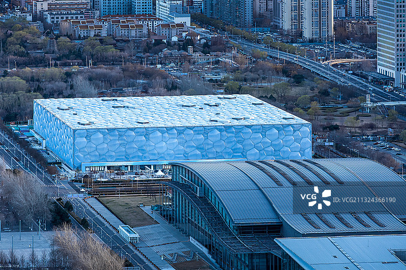 北京水立方图片素材