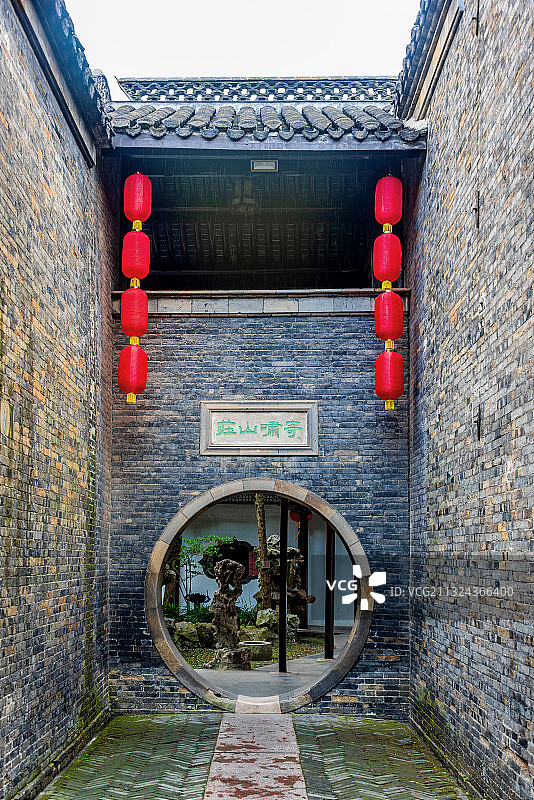 中国江苏扬州何园图片素材