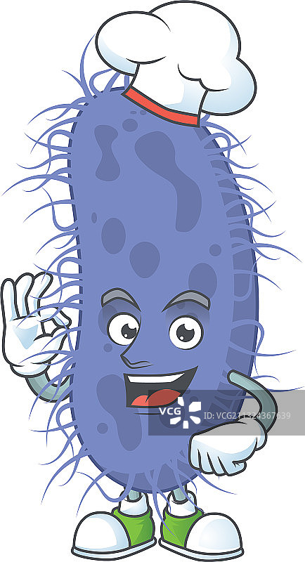 伤寒沙门氏菌卡通设计图图片素材