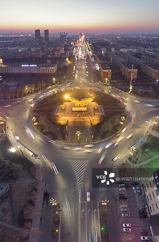吉林省四平市胜利广场。又名：大鹰广场图片素材
