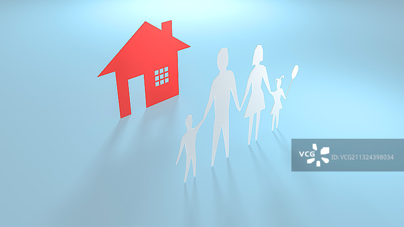 家庭房子图片素材