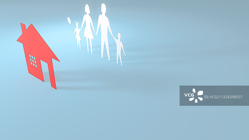 家庭房子图片素材