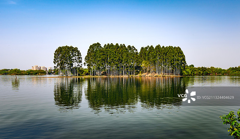 四川成都简阳三岔湖风光图片素材