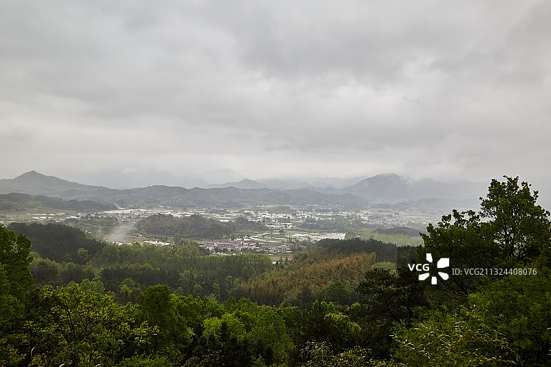 宣城市旌德县兴隆镇风光图片素材
