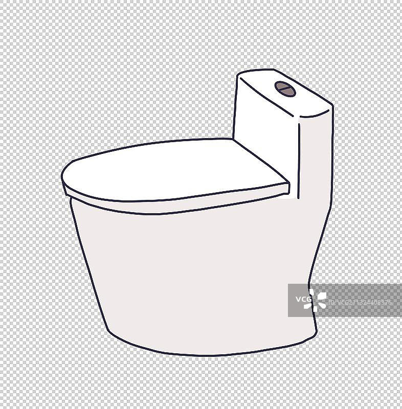 元素：马桶图片素材