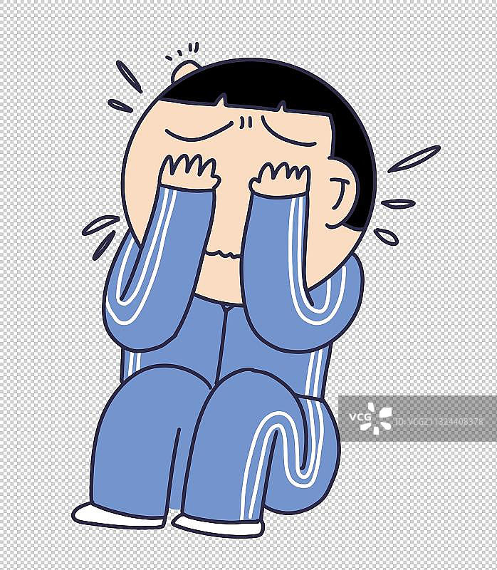 元素：被打的学生图片素材