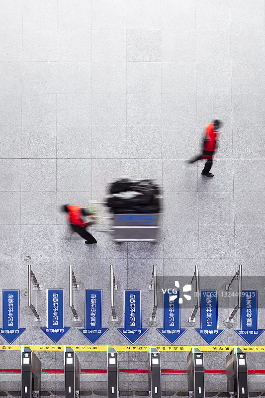 火车站检票口图片素材