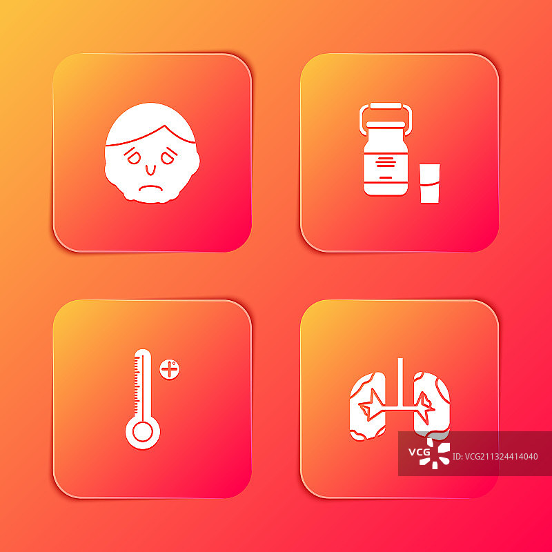 面部炎症牛奶罐图片素材