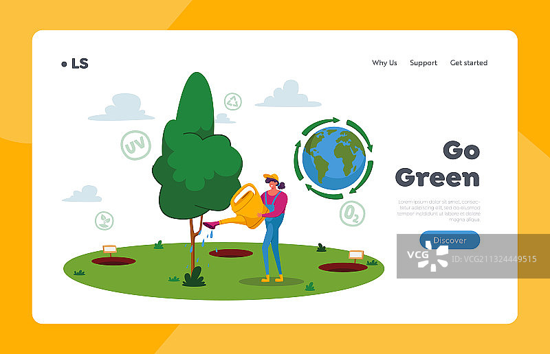 森林恢复、重新造林和种植图片素材