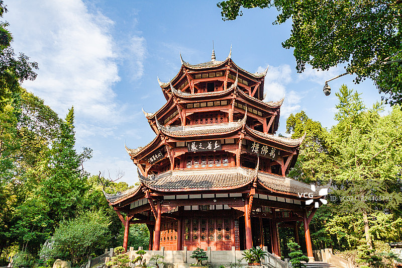 成都万佛楼图片素材
