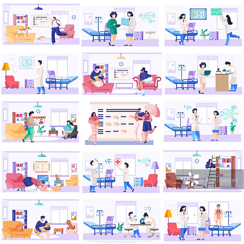 医生团队合作医疗概念图片素材