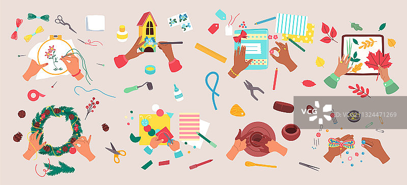 卡通风格的灶具图片素材