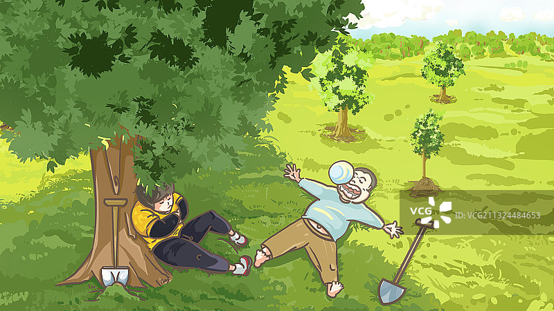 植树节图片素材