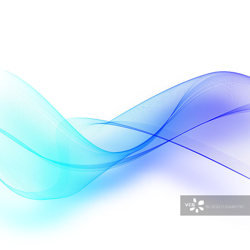 蓝色抽象背景宣传单图片素材