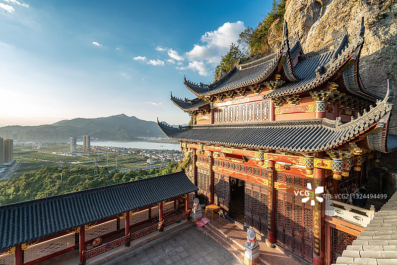 浙江温州临江覌古建筑景观图片素材