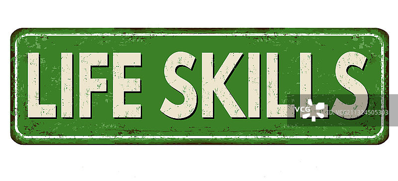 生活技能复古铁锈金属标志图片素材