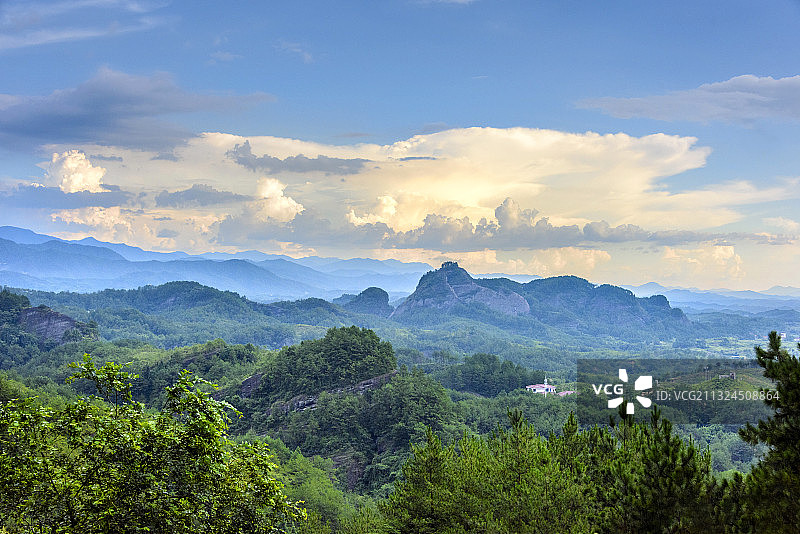 中国福建省龙岩市连城县冠豸山图片素材