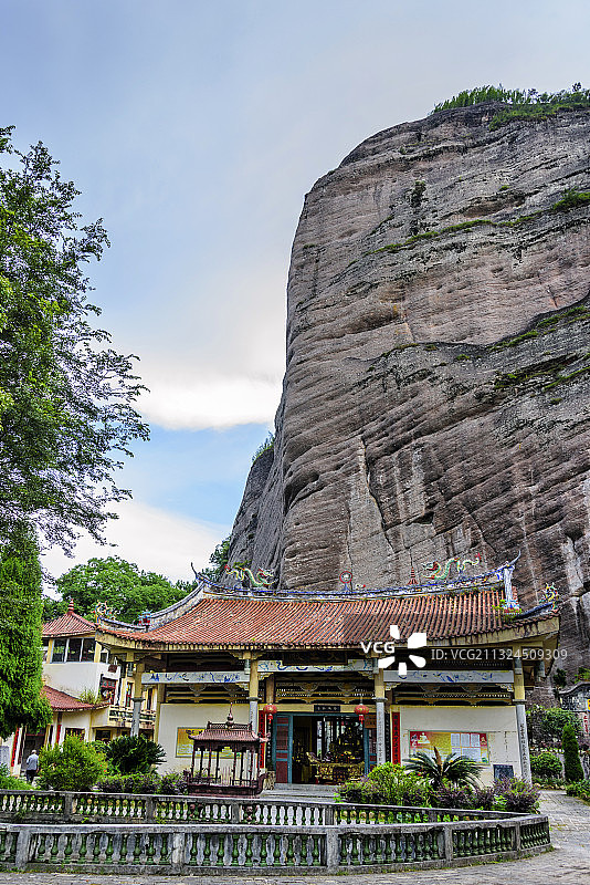 中国福建省龙岩市连城县冠豸山灵芝寺图片素材