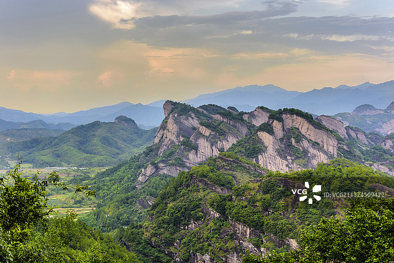 中国福建省龙岩市连城县冠豸山图片素材