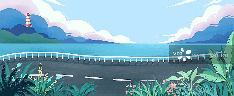 二十四节气之夏至长版图片素材