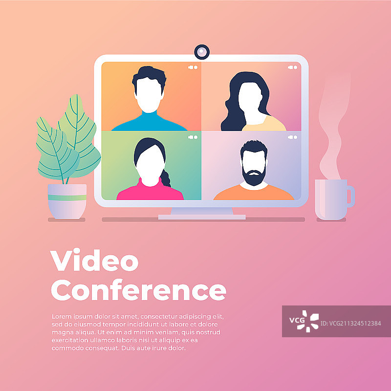 同事在电脑上交谈图片素材