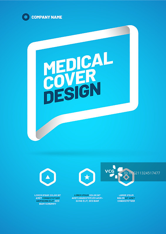 A4医药布局设计模板图片素材