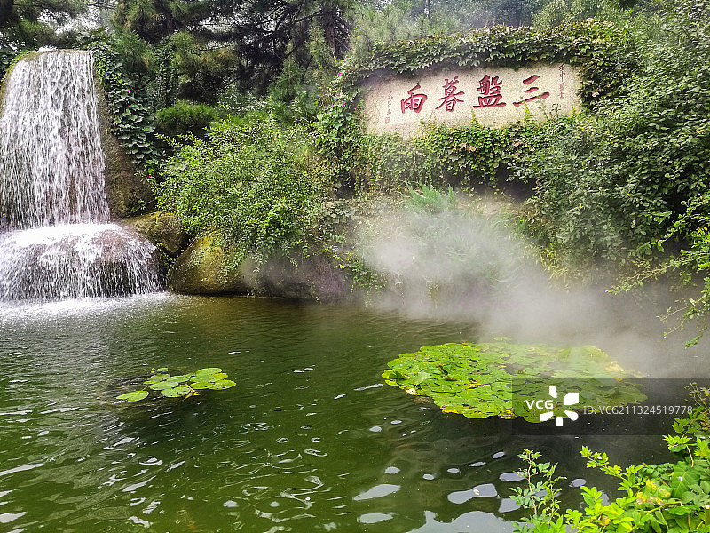 三盘暮雨 天津图片素材