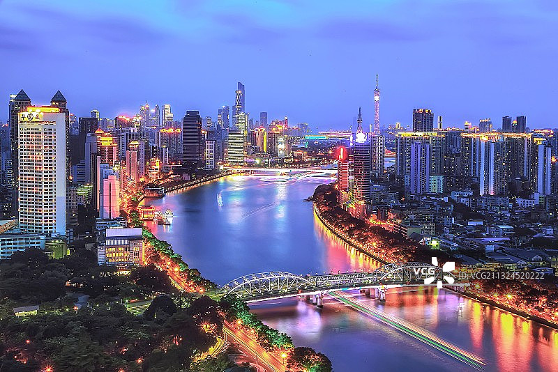 广州海珠桥图片素材