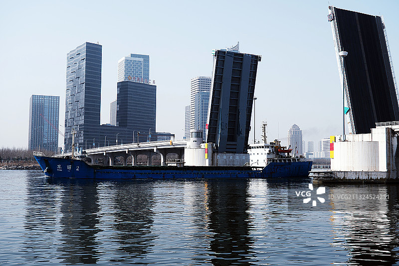 开启桥畔 天津图片素材