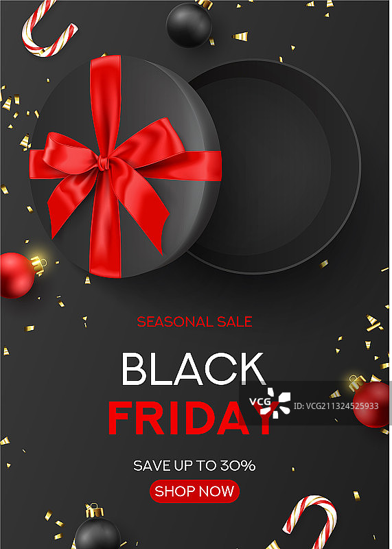 黑色星期五促销宣传单模板图片素材