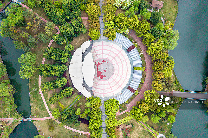 苏州中央公园图片素材