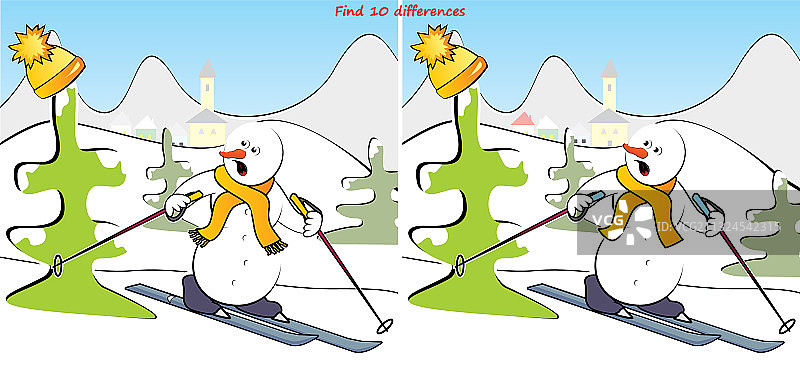 找出10处不同图片素材