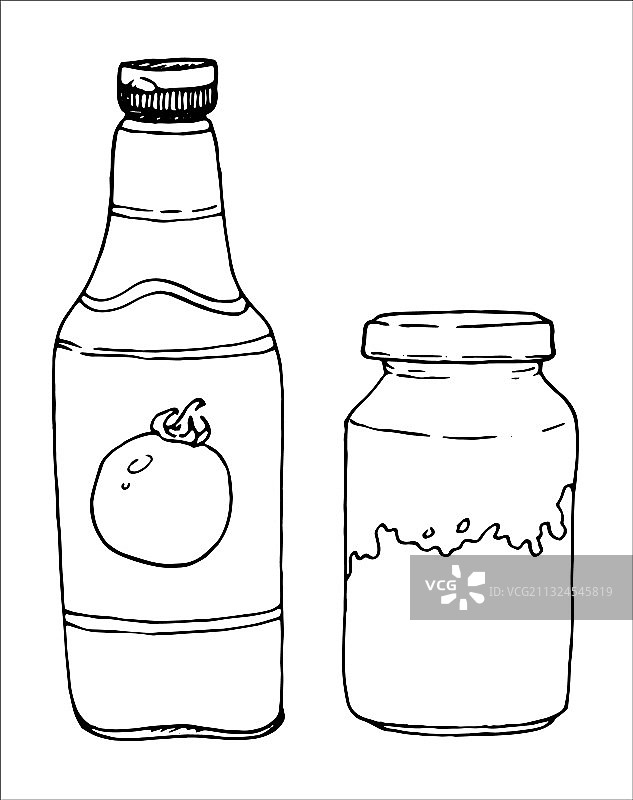 番茄酱包装生产线图片素材