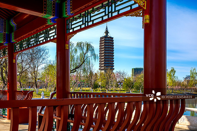 燃灯佛舍利塔 北京图片素材