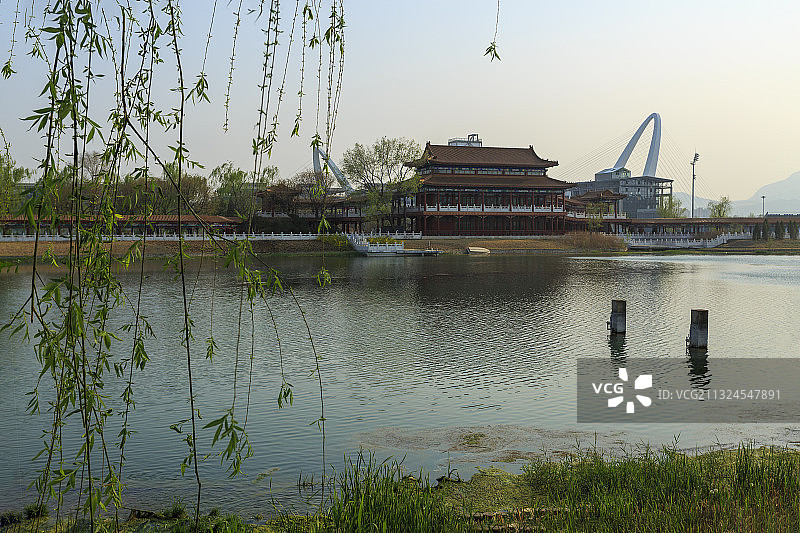 首钢园春色图片素材