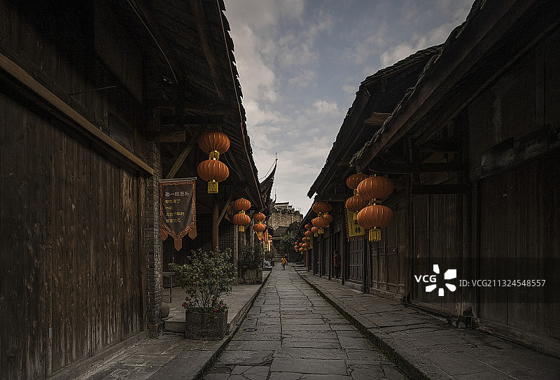 万灵古镇 重庆图片素材