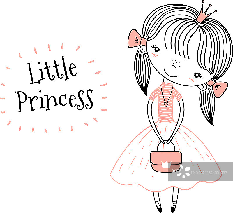 可爱小公主图片素材