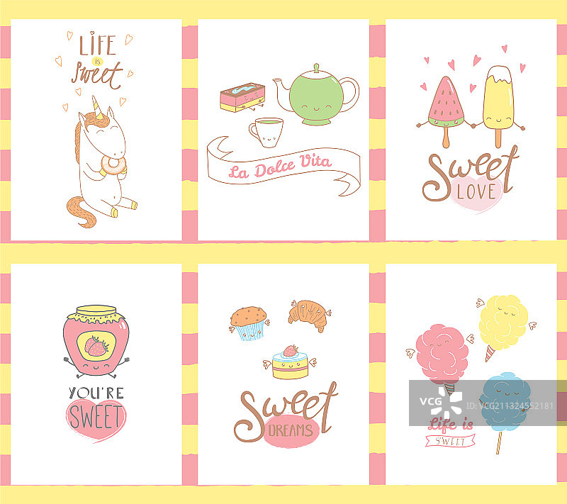 糖果贺卡图片素材